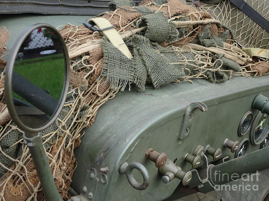 WWII Jeep camouflage Photograph by GJ Glorijean - Pixels