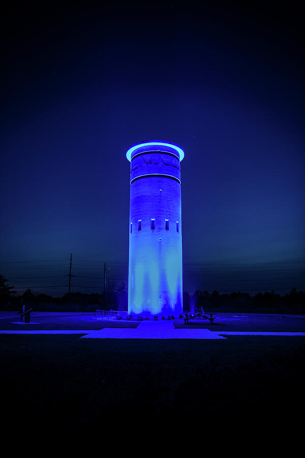 WWII Tower 3 Illuminated Photograph by Rose Guinther