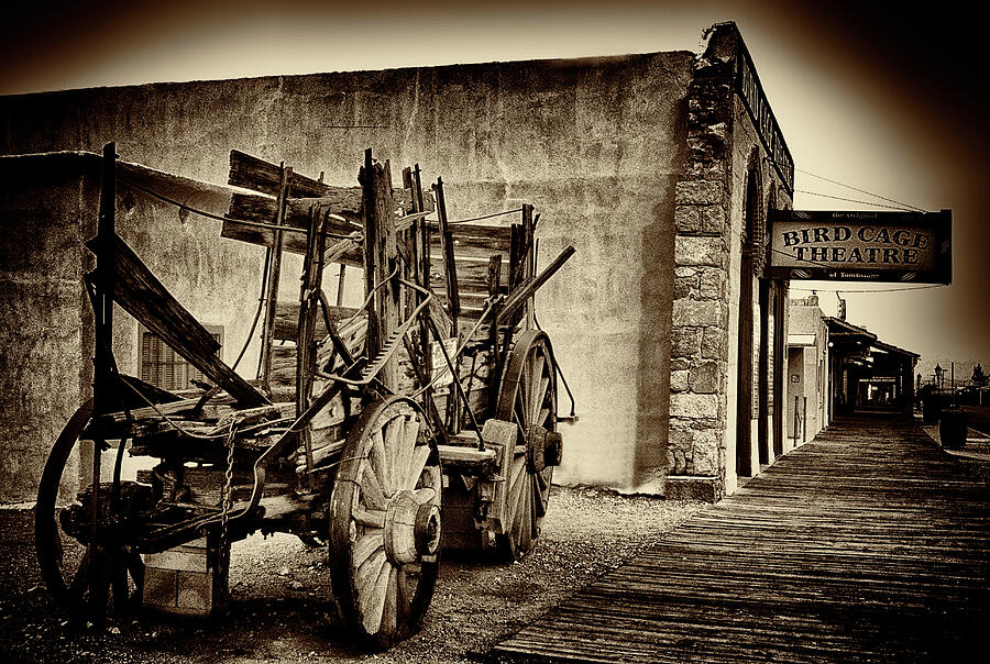 Wyatt Earp and the Bird Cage Saloon, Az Photograph by Paul W Faust - Impressions of Light
