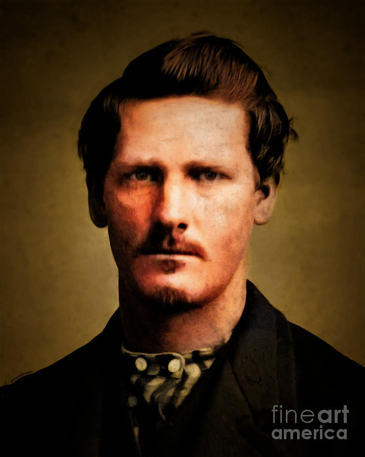 Wyatt Earp Tombstone City Gambler and US Deputy Marshal 20220525 Mixed Media by Wingsdomain Art and Photography