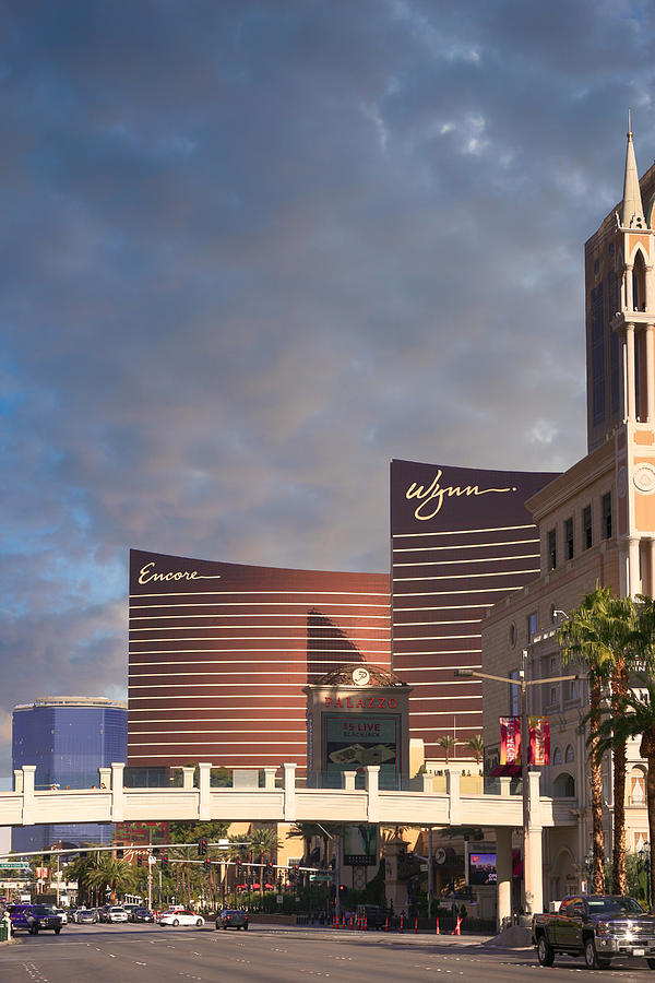 Las Vegas Photograph - Wynn and Encore Hotels Vegas by Chris Smith