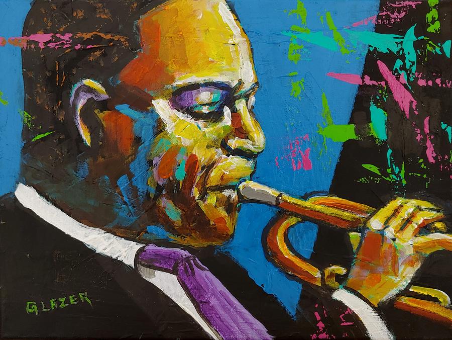 Wynton Marsalis Painting by Stuart Glazer - Fine Art America