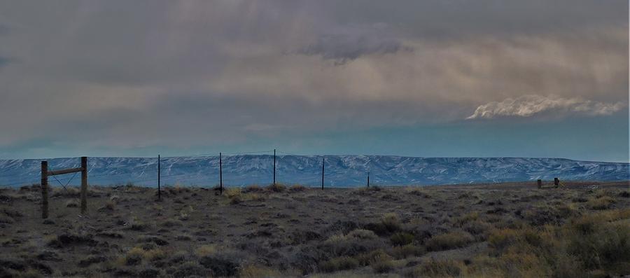 - Wyoming Fence Photograph by THERESA Nye