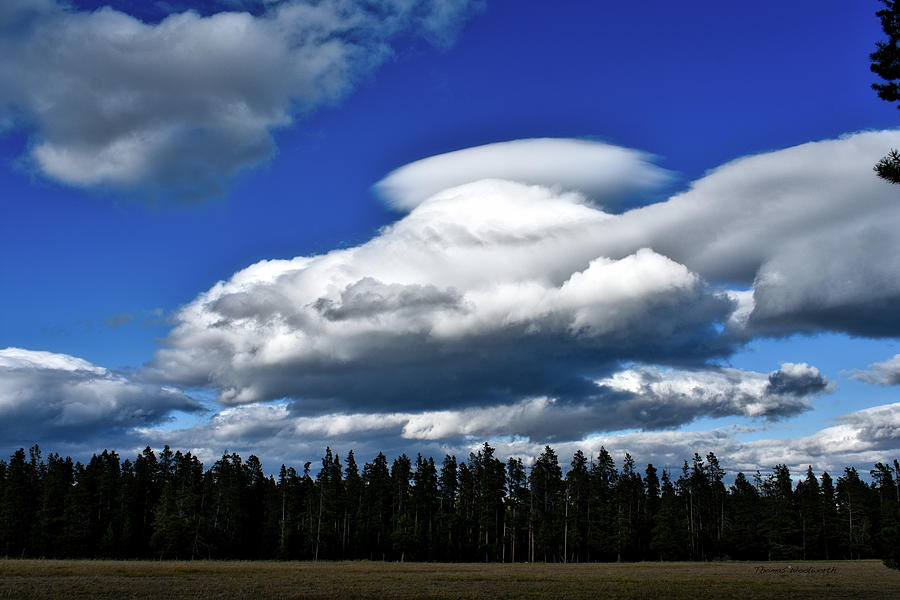Wyoming Huge September Clouds 02 Photograph by Thomas Woolworth
