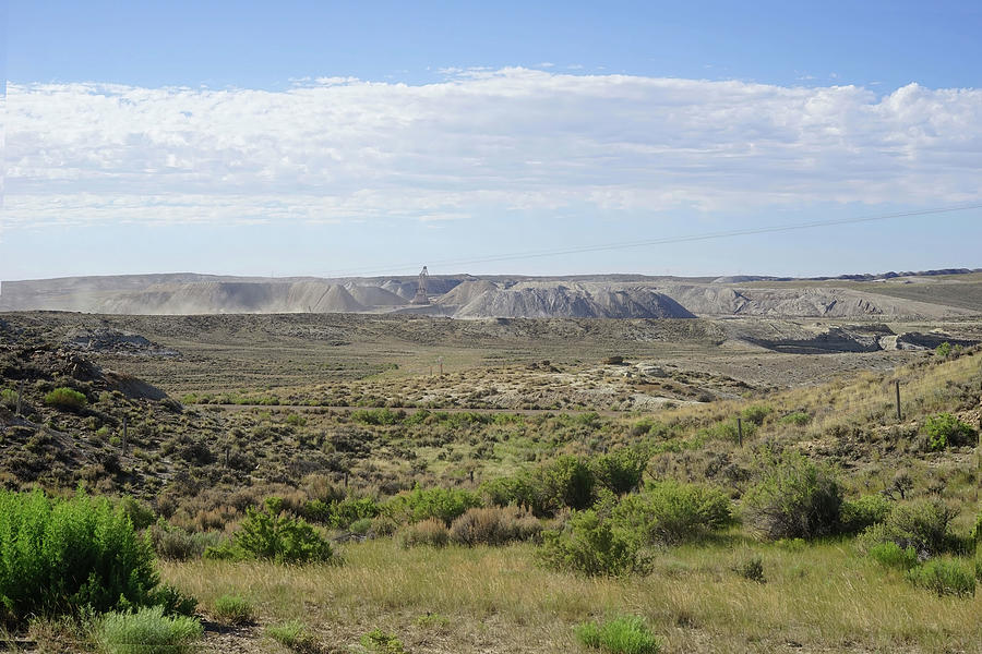 Wyoming Landscape Mining Photograph by Cathy Anderson