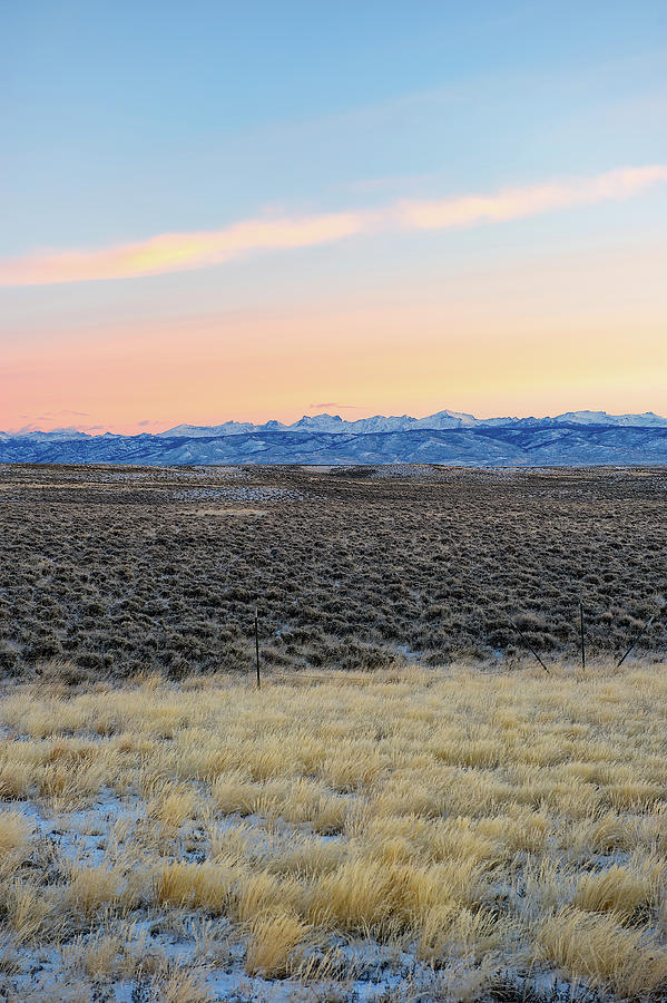 Wyoming, late fall Photograph by Doug Wittrock