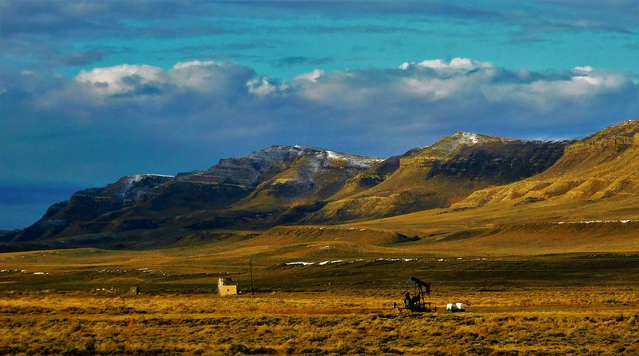 - Wyoming Oil Photograph by THERESA Nye