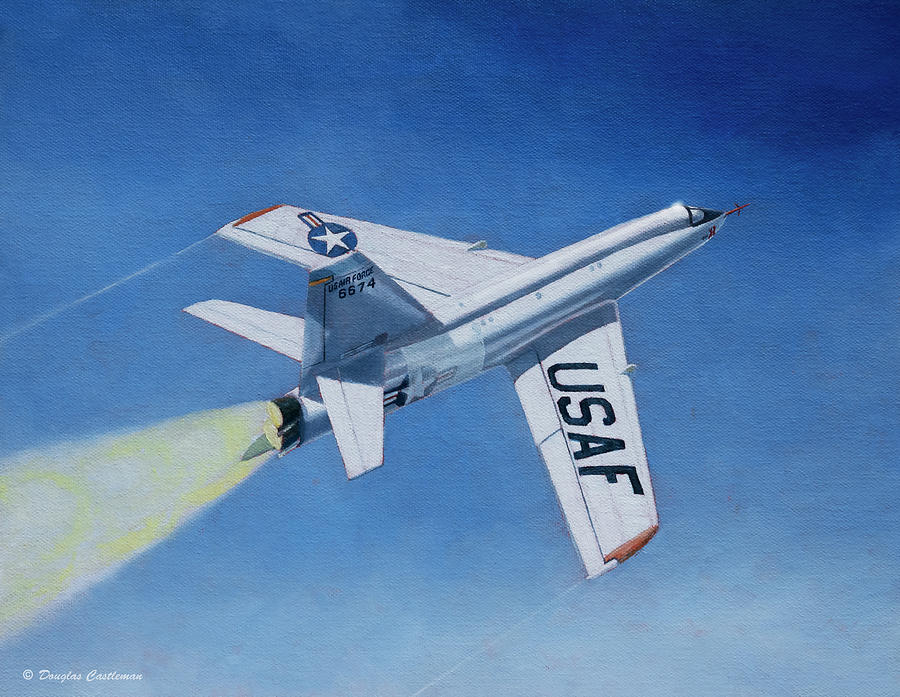 X-2 Painting by Douglas Castleman