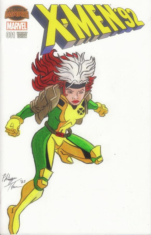 X-Men 92 #1 Drawing by Philippe Thomas