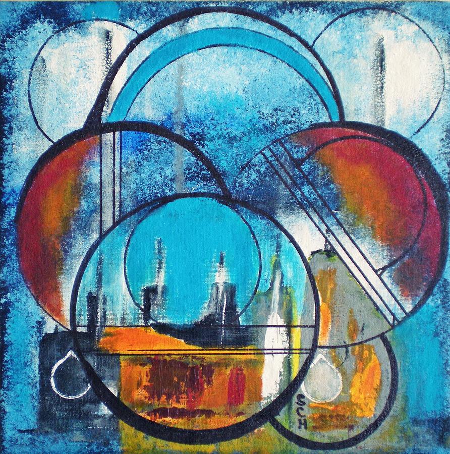 Abstract Painting - Xanadu Number Five by Scott Haley Abstract Painting - Xanadu Number Five by Scott Haley