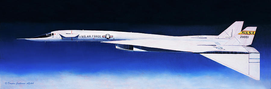 XB-70 Valkyrie Painting by Douglas Castleman