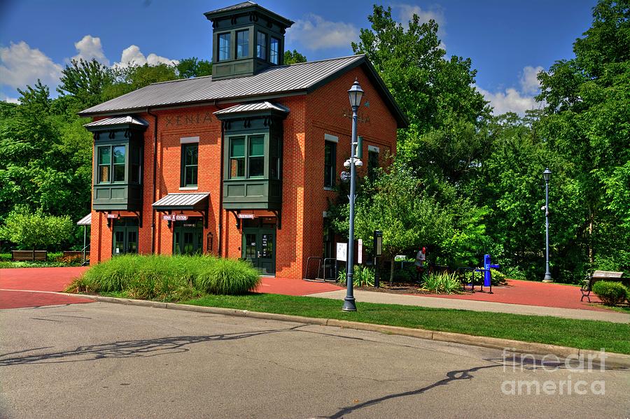Xenia,Ohio Train Depot Photograph by Paul Lindner Fine Art America