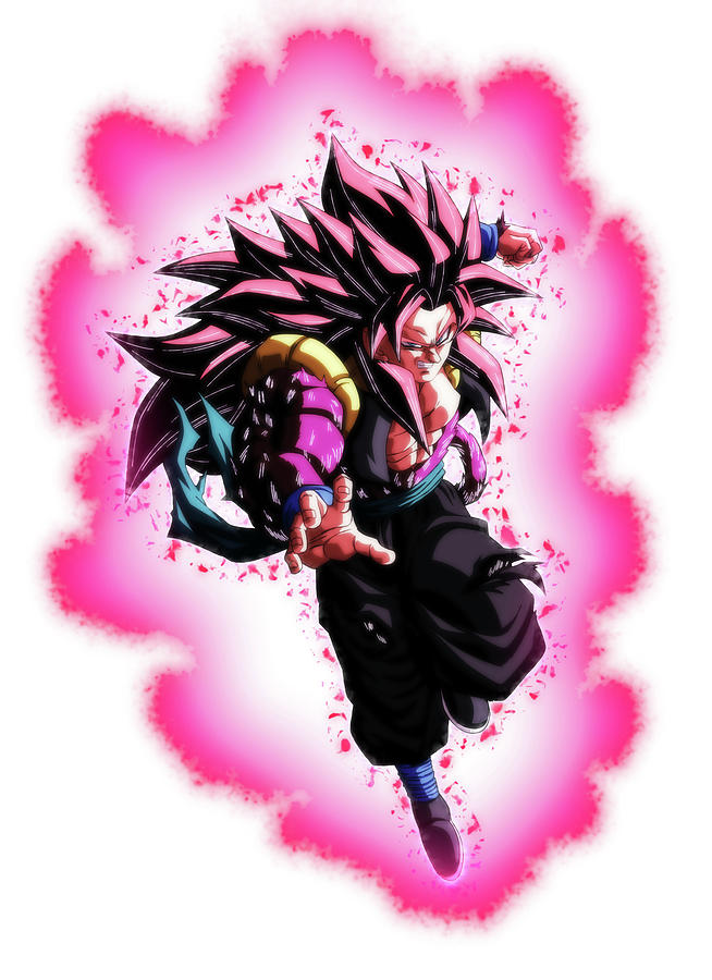 Gogeta ssj4 Canvas Print / Canvas Art by Lac Lac - Pixels