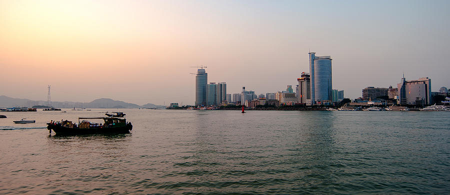 Xiamen in the dusk Photograph by Yiming Chen