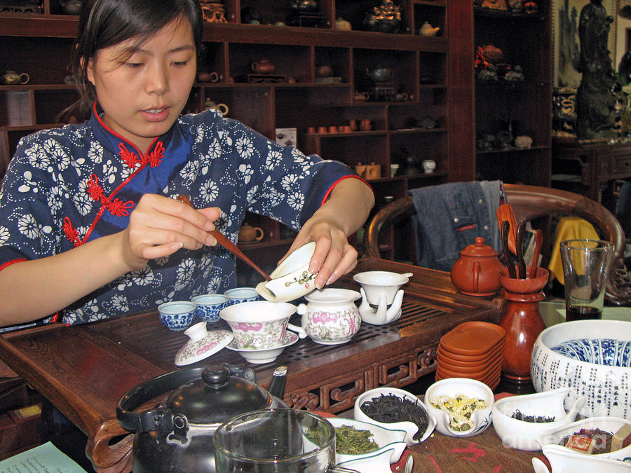 Xian Tea Moment Photograph by Nieves Nitta