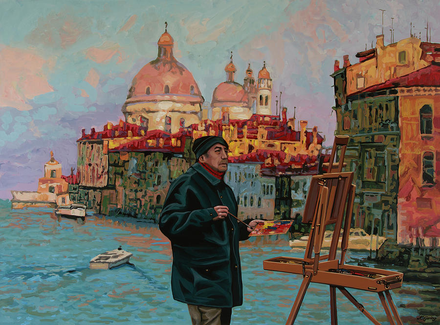 Impressionism Painting - Xiao Song Jiang Venice Painting by Paul Meijering