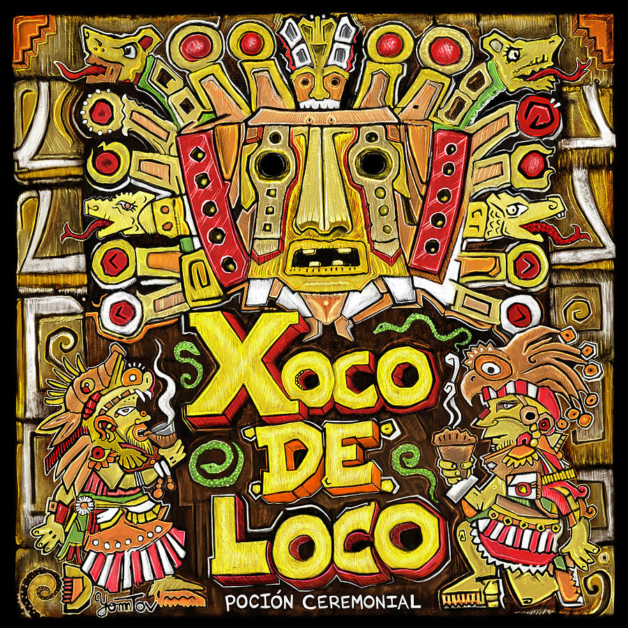 Xoco De Loco Painting by Yom Tov Blumenthal