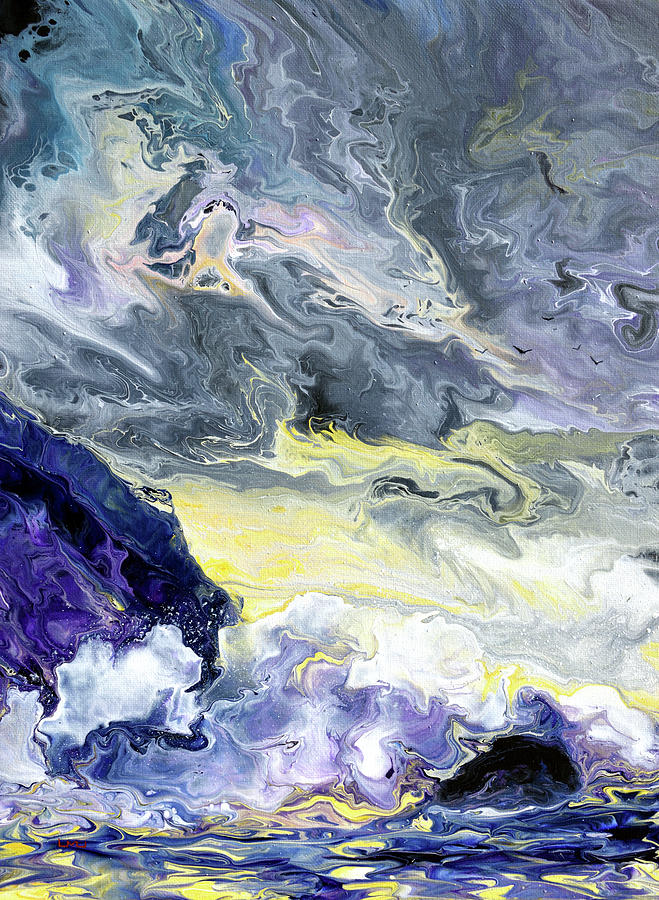 Yachats in My Dreams Painting by Laura Iverson Yachats in My Dreams Painting by Laura Iverson