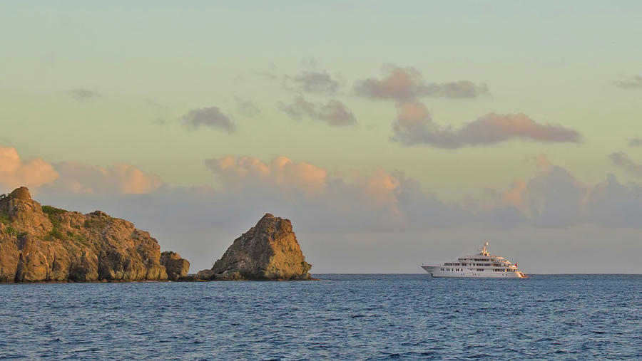 Yachting In St. Barts Photograph by CR Courson