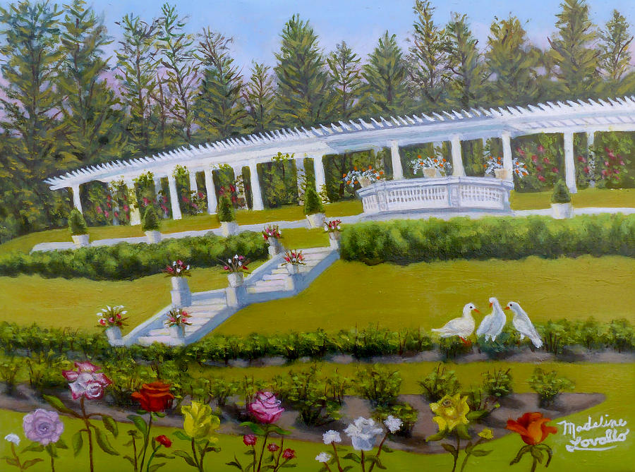 Yaddo At Saratoga Painting by Madeline Lovallo