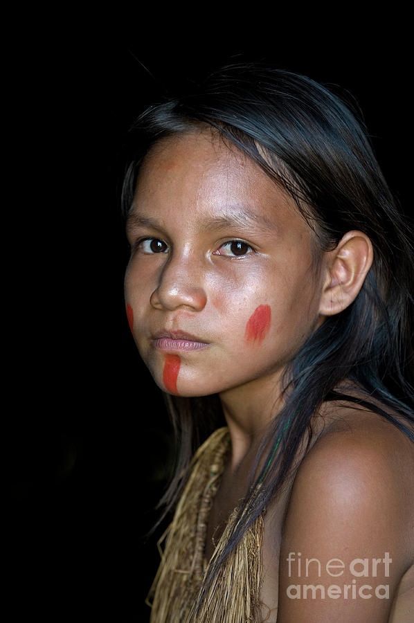 Yagua Girl Photograph By Tony Camacho Fine Art America 3485
