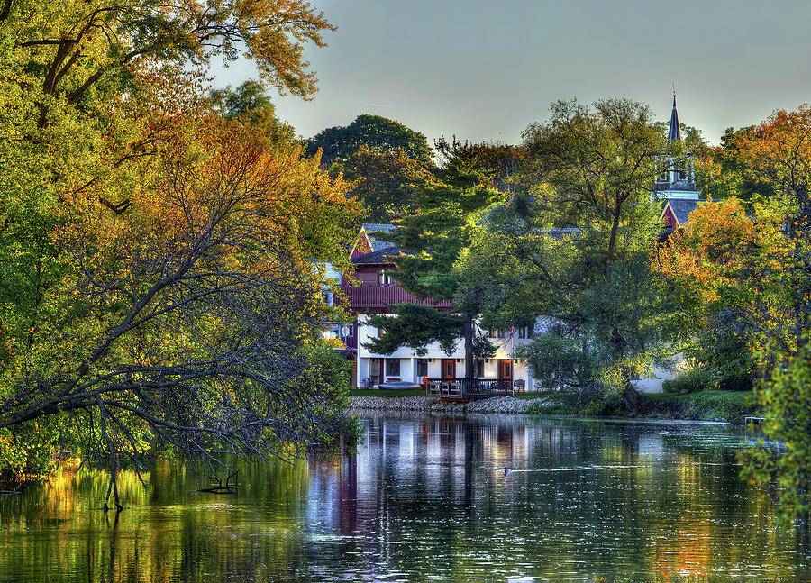 Yahara River in Stoughton WI Photograph by Peter Herman
