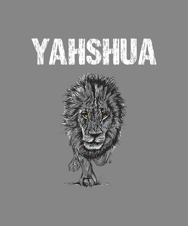 Yahshua Hebrew Christ Lion Tribe Of Judah Digital Art by Ras Kira