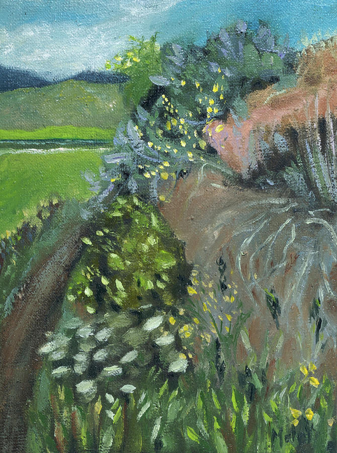 Yakima Cowichi Flats Painting by Rebecca Meloy copyright Fine Art America