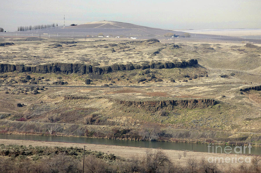 Yakima River Scablands at Prosser Photograph by Charles Robinson