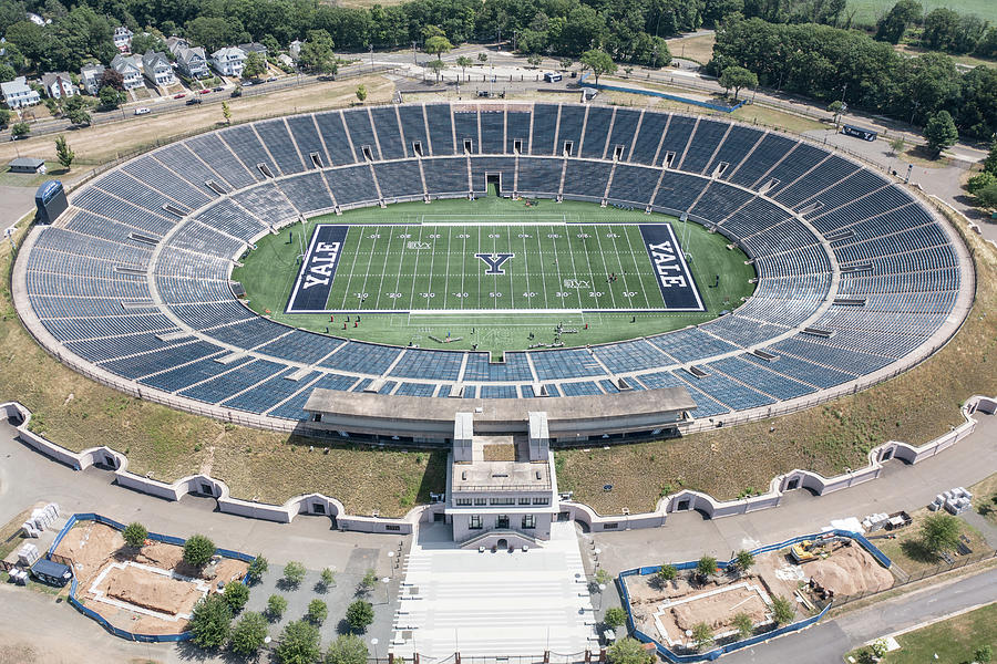 Yale Bowl Aerial Photograph by John McGraw - Fine Art America