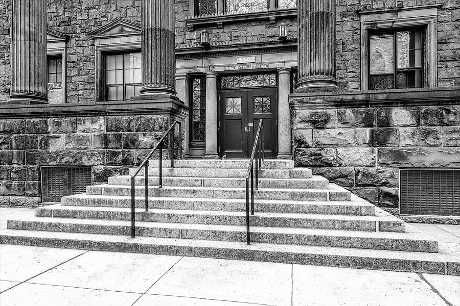 Yale Dept of Psychology BW Photograph by Susan Candelario