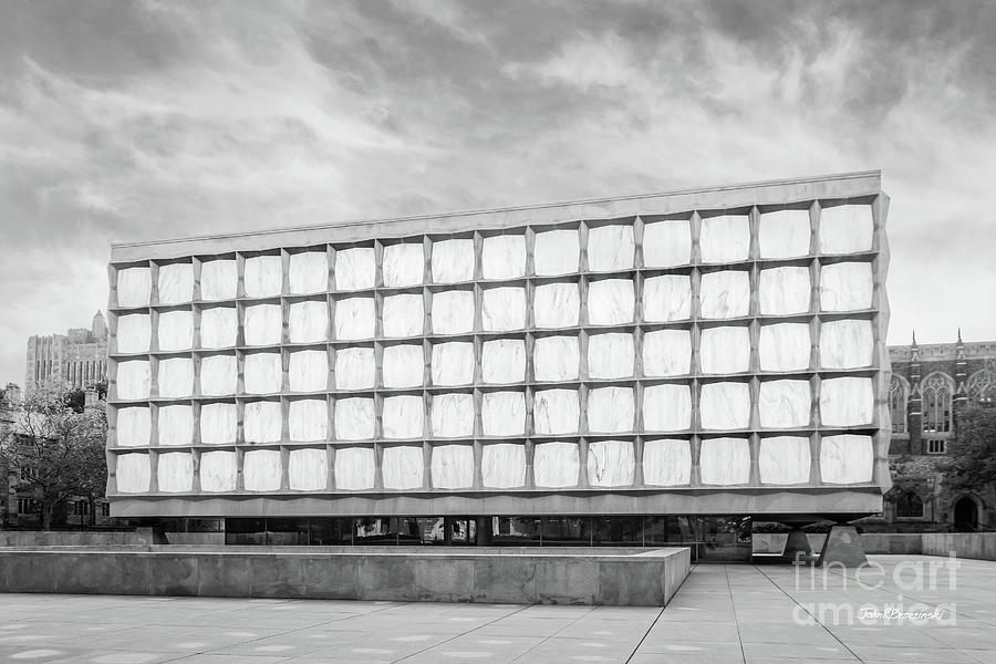 Yale University Beinecke Library Photograph by University Icons