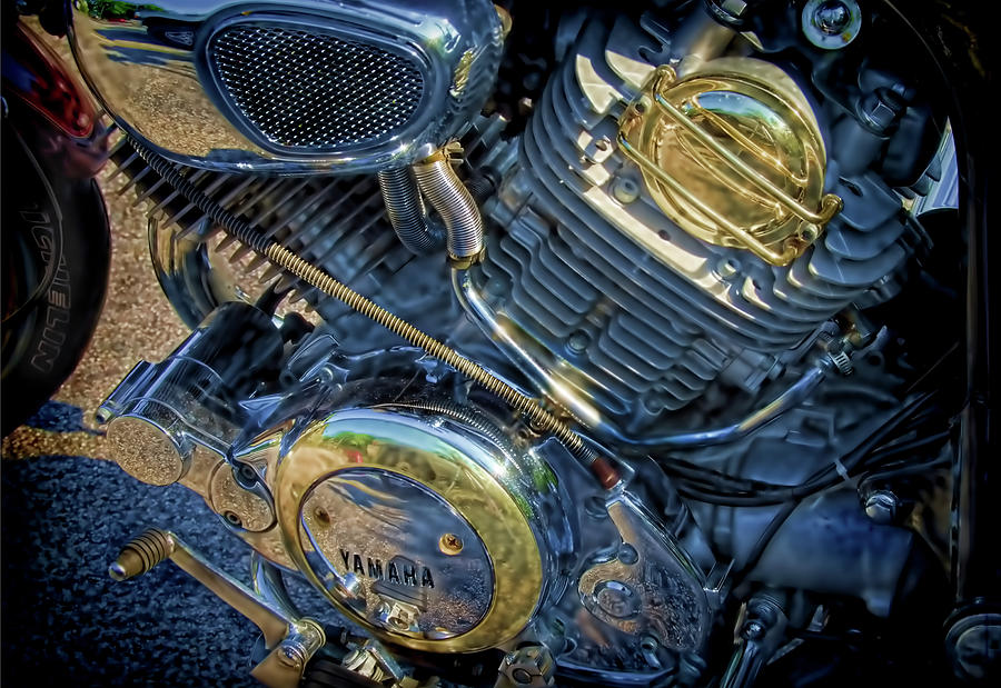 Yamaha Bike Engine Photograph by Alexandra's Photography - Pixels