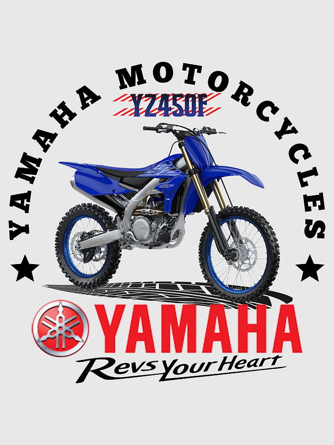 Yamaha Yz450f Motorcycle Digital Art by Ramkumar GR - Fine Art America