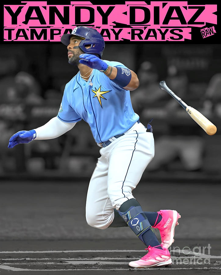 Yandy Diaz Tampa Bay Rays Sc2 Digital Art By Robert Williams - Fine Art 