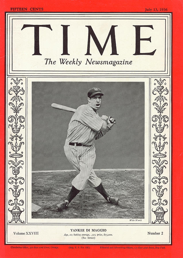 Yankee Di Maggio - Joe DiMaggio 1936 Photograph by Wide World