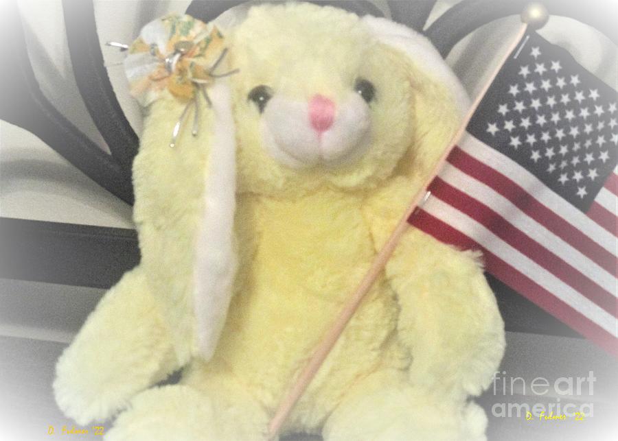 Yankee Doodle Bunny Photograph by Denise F Fulmer