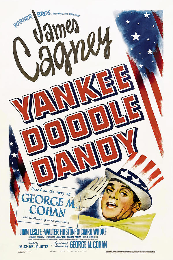 Yankee Doodle Dandy, -b-1942 - art by Bill Gold Mixed Media by Movie World Posters