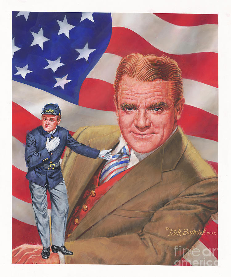 Yankee Doodle Dandy - James Cagney Painting by Dick Bobnick