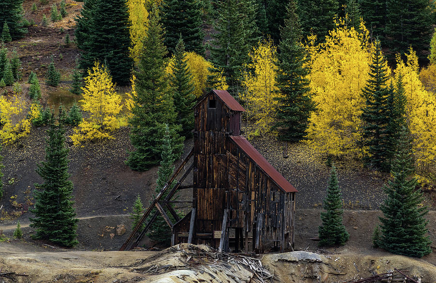Yankee Girl Mine - 8764 Photograph by Jerry Owens