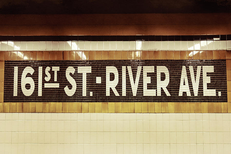 Yankee Stadium Subway Stop Photograph by Joann Vitali
