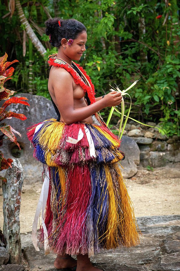 Yapese Traditional Dress Photograph by Lee Craker