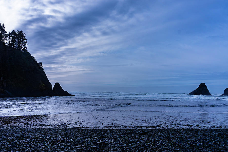 Yaquina Beach Oregon Photograph by Cathy Anderson - Pixels