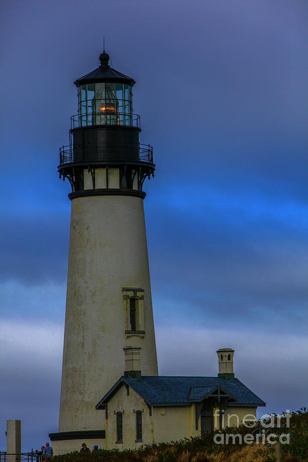 Yaquina Head Lighthouse-Canvas Print-Art Print-David Millenheft-Photography- Photograph by David Millenheft