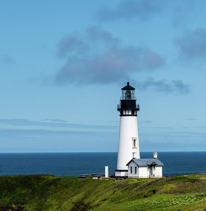 Yaquina head lighthouse Photograph by Mike Wheeler - Pixels