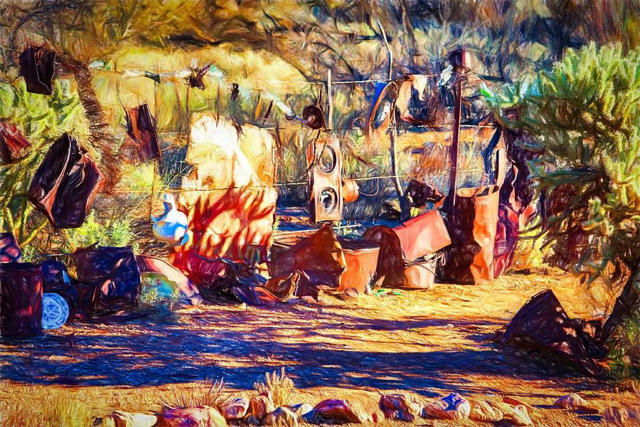 Yard Art Chloride Arizona #2 Digital Art by Tatiana Travelways