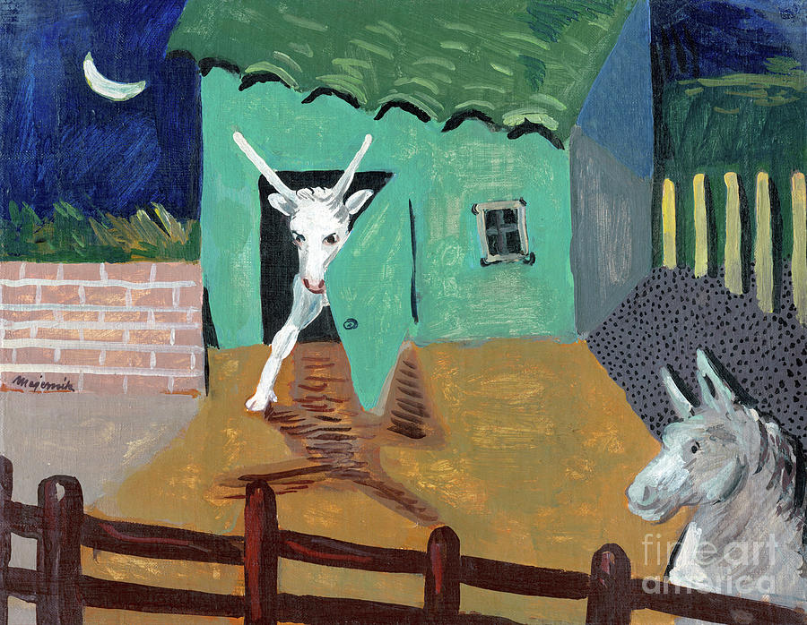 Animal Painting - Yard by Cyprian Majernik by Sad Hill - Bizarre Los Angeles Archive