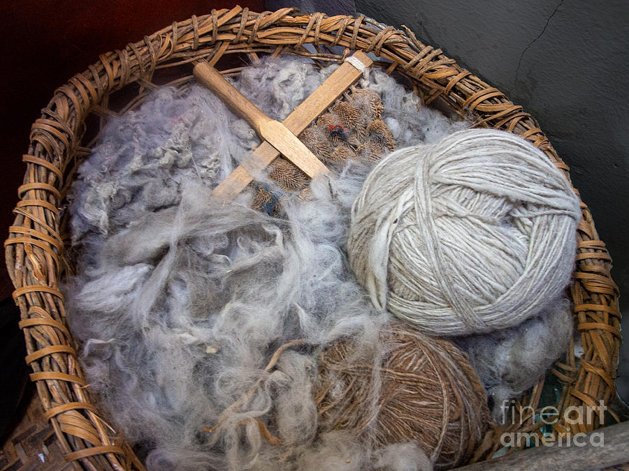 Yarn Before Weaving at Artelar Farinango Photograph by L Bosco