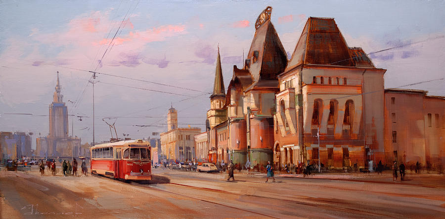 Yaroslavsky Station. Painting
