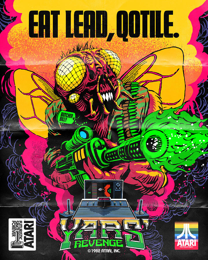 Yars Revenge Digital Art by 50 Years of Atari NFT Collection by Butcher Billy Yars Revenge Digital Art by 50 Years of Atari NFT Collection by Butcher Billy